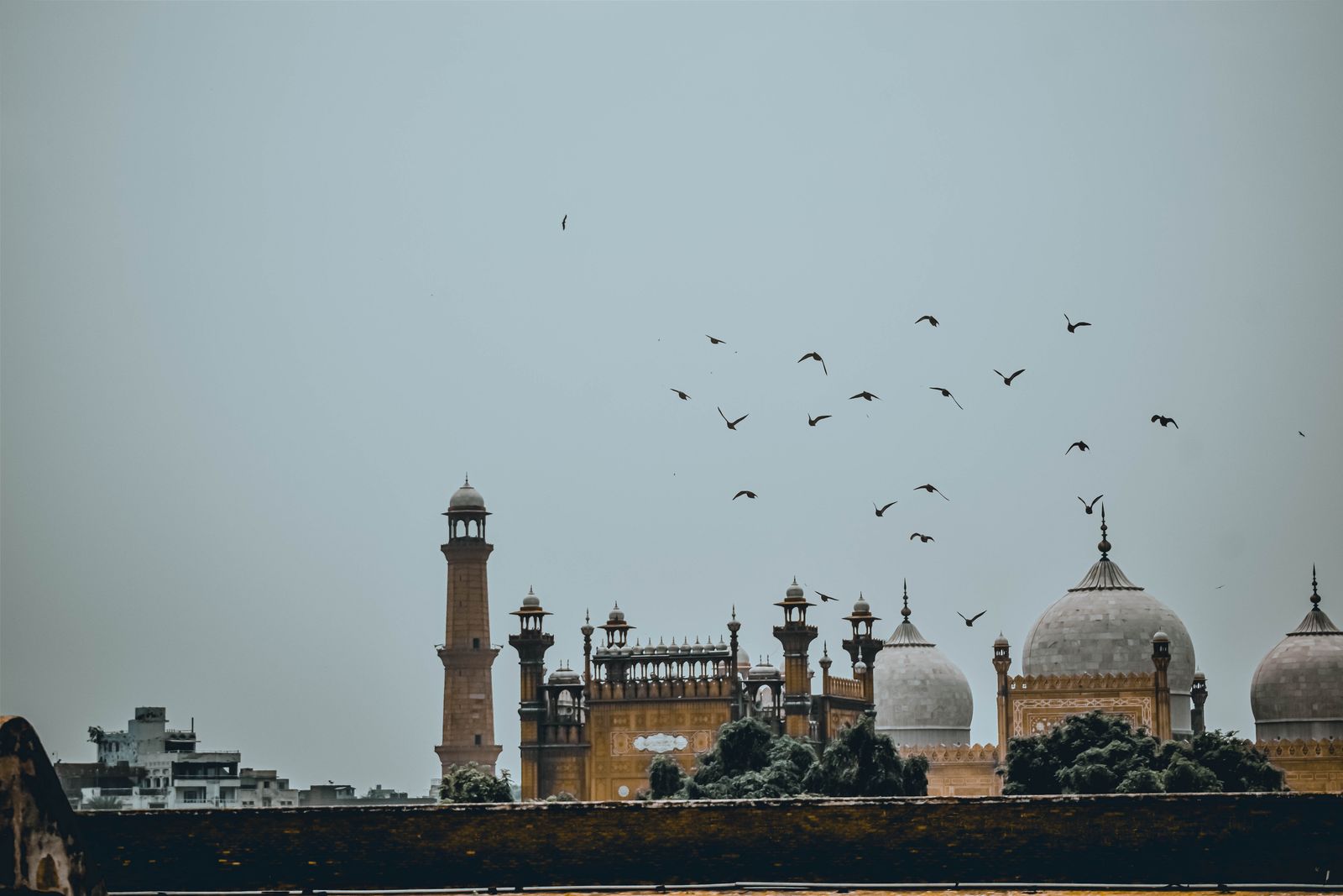 Badshahi Mosque skyline in Lahore